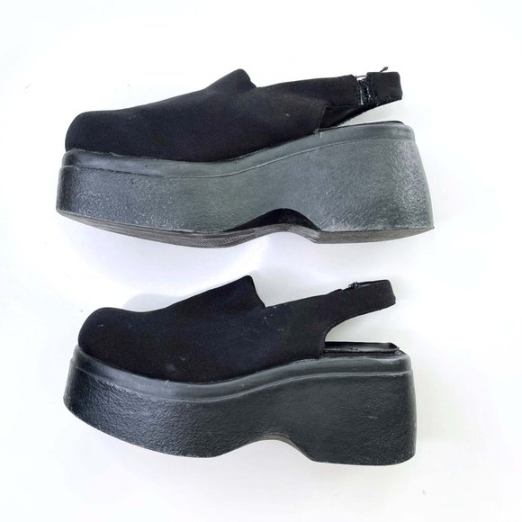 ⚡️SOLD⚡️ vintage le chateau 90s slingback flatform shoes - size 7 - Picture 5 of 7